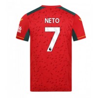 Camisa de Futebol Wolves Pedro Neto #7 Equipamento Secundário 2023-24 Manga Curta
